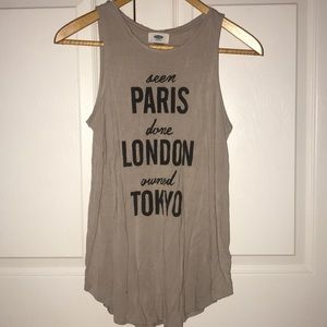 Old Navy graphic tank top